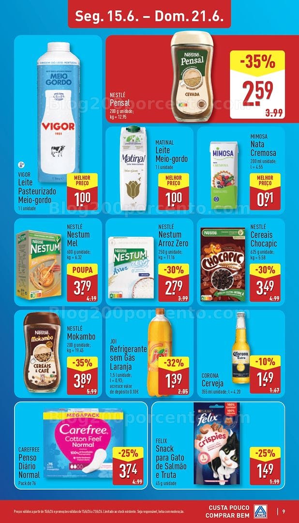 Antevisão Folheto ALDI Promoções de 15 a 21 junho